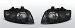 Koplampen | Audi A4 B6 2001-2004 | zwart, Verzenden, Nieuw, Audi