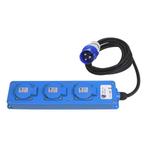 ProPlus Stekkerdoos - CEE naar 3 Schuko - 1,5 meter - IP4..., Ophalen of Verzenden, Nieuw