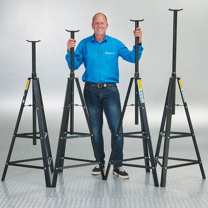 Datona Assteunen hoog 2 ton - 4 stuks - Datona - Zwart, Auto diversen, Krikken, Nieuw, Ophalen of Verzenden