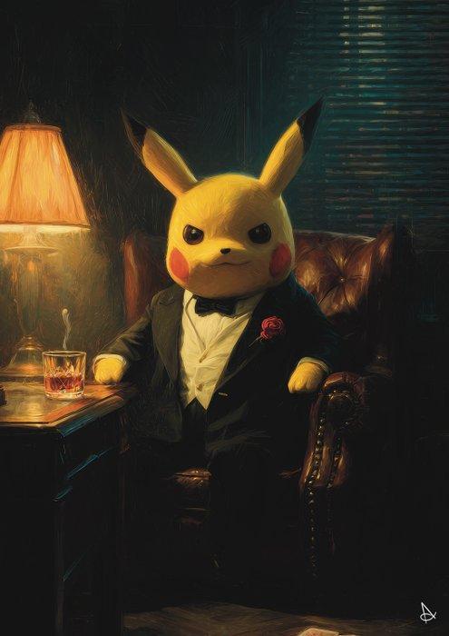 ANDSAL MCMXCI - Don Pikachu The Godfather Pokémon Tribute, Spelcomputers en Games, Spelcomputers | Overige Accessoires