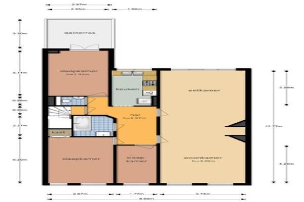Appartement Beukstraat in Den Haag, Huizen en Kamers, Huizen te huur, Via bemiddelaar, Den Haag, Appartement