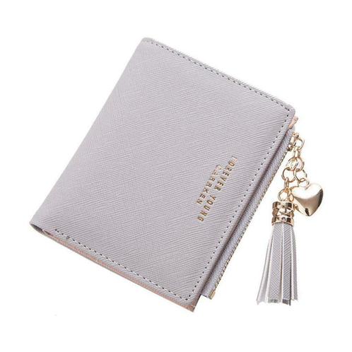 ZILOU Compacte Portemonnee Met Rits Grijs [TIP!], Sieraden, Tassen en Uiterlijk, Portemonnees, Grijs, Nieuw, Overige merken, Verzenden