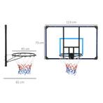 TRUUSK Basketbalring, Universele Wandhouder, Scheurvast Net,, Sport en Fitness, Verzenden, Nieuw