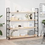 vidaXL Wandschap zwevend 140x30x2 cm onbehandeld massief, Huis en Inrichting, Woonaccessoires | Wandplanken en Boekenplanken, Verzenden