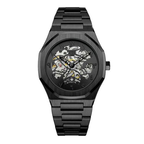 BUGOLINI® Venividi Automatische Stalen Horloge - Zwart, Sieraden, Tassen en Uiterlijk, Horloges | Heren, Staal, Nieuw, Staal, Overige merken