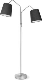 Home sweet home vloerlamp Flint 2 lichts - wit / mat staal, Verzenden, Nieuw