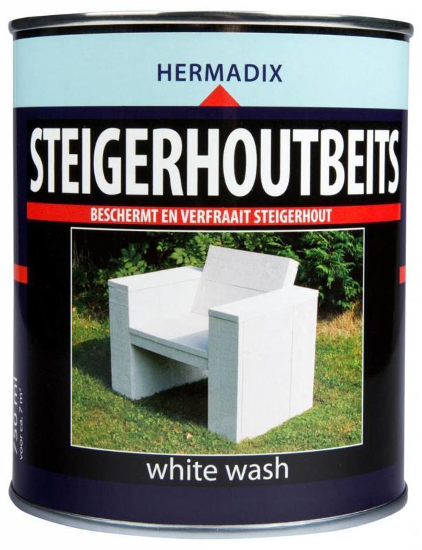 Steigerhoutbeits White Wash 750 ml, Doe-het-zelf en Verbouw, Verf, Beits en Lak, Nieuw, Ophalen of Verzenden