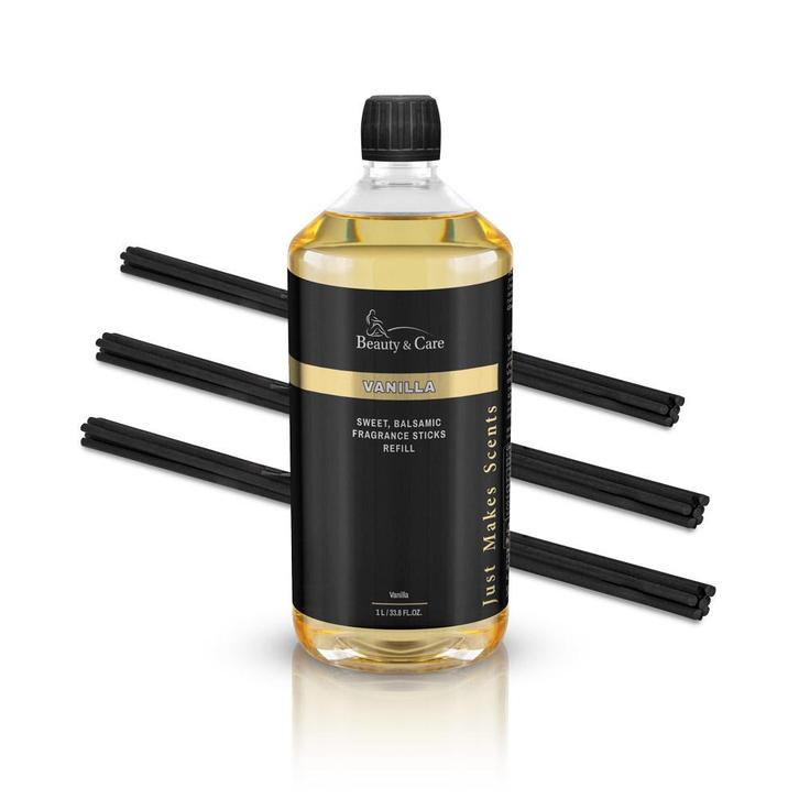 Beauty & Care Vanille geurstokjes 1 L.  new, Huis en Inrichting, Badkamer | Badtextiel en Accessoires, Wit, Nieuw, Ophalen of Verzenden