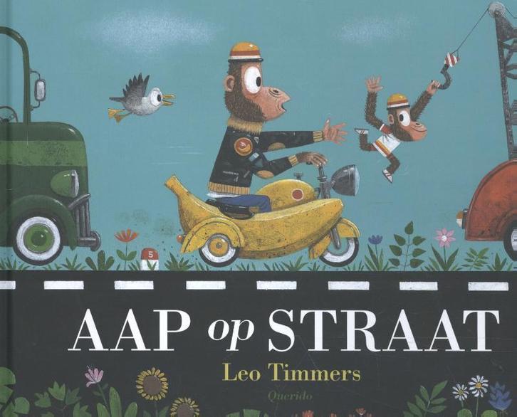 Aap op straat 9789021414355 Leo Timmers, Boeken, Kinderboeken | Kleuters, Gelezen, Verzenden