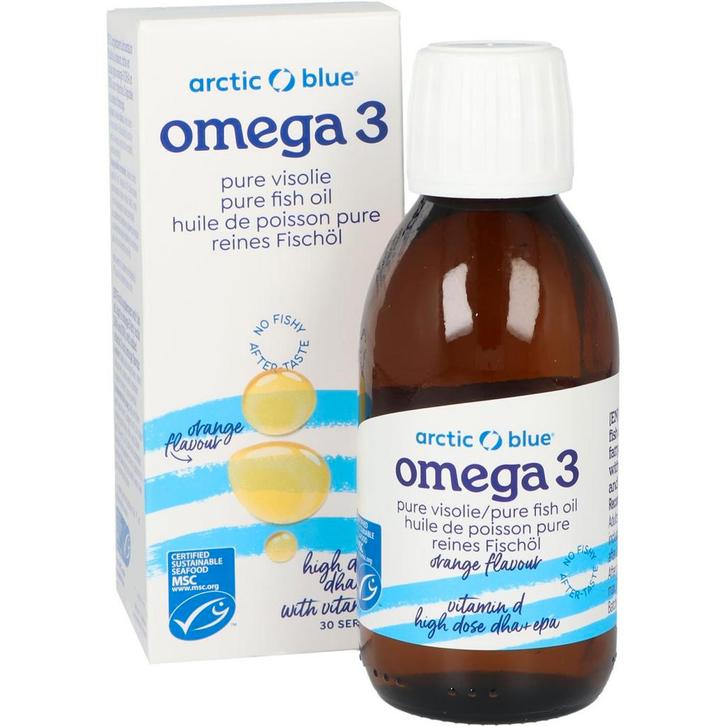 Arctic Blue Omega 3 Pure Visolie met Vitamine D - 150, Sport en Fitness, Gezondheidsproducten en Wellness, Verzenden