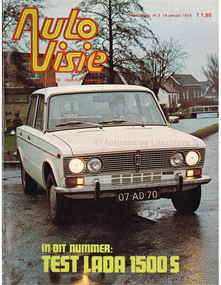 1974 AUTOVISIE MAGAZINE 03 NEDERLANDS, Boeken, Auto's | Folders en Tijdschriften