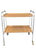 Serveerwagen - Hout, Aluminium - Servierwagen – Barwagen –