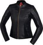 IXS Aberdeen Dames Zwart Leren Motorjas, Motoren, Kleding | Motorkleding, Nieuw met kaartje, Verzenden, Jas | leer, IXS
