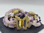 overig - Amethist en Roze Kunziet Armband van AAA-klasse -