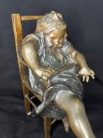 Juan Clara i Ayats - Figuur - Escultura de bronce de una, Antiek en Kunst
