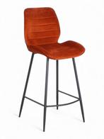 Robyn barkruk, velvet stof, rood, Huis en Inrichting, Stoelen, Ophalen of Verzenden, Gebruikt, Overige kleuren