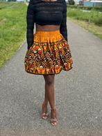 Afrikaanse print mini rok - Mosterd Kampala - S, Kleding | Dames, Ophalen of Verzenden, Nieuw