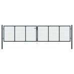 vidaXL Tuinhek van gaas gegalvaniseerd staal 400x100 cm, Verzenden, Nieuw