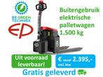 Buitengebruik palletwagen | 1500 kg | Rubber wiel | vanaf:, Verzenden, 1000 tot 2000 kg, EP Equipment, Palletwagen