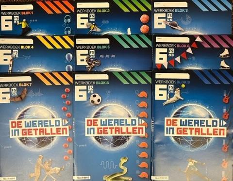 De Wereld in getallen 9 delige set werkboeken groep 6 FS, Boeken, Schoolboeken, Nieuw, Ophalen of Verzenden