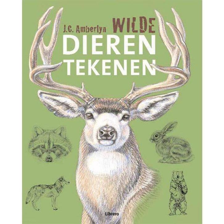 Wilde dieren tekenen 9789057649653 J.C. Amberlyn, Boeken, Hobby en Vrije tijd, Gelezen, Verzenden