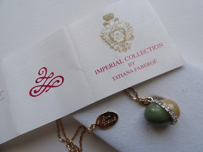 Figuur - Tatiana Faberge- Imperial egg pendant - Goud, Antiek en Kunst, Curiosa en Brocante