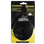 Benson Spanband met snelsluiting - 5 meter - rood/zwart -..., Ophalen of Verzenden, Nieuw