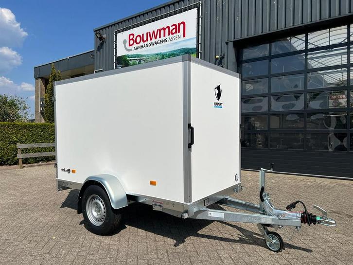 Hapert Gesloten aanhanger Sapphire L-1 250x130x150 1350Kg, Auto diversen, Aanhangers en Bagagewagens, Ophalen of Verzenden