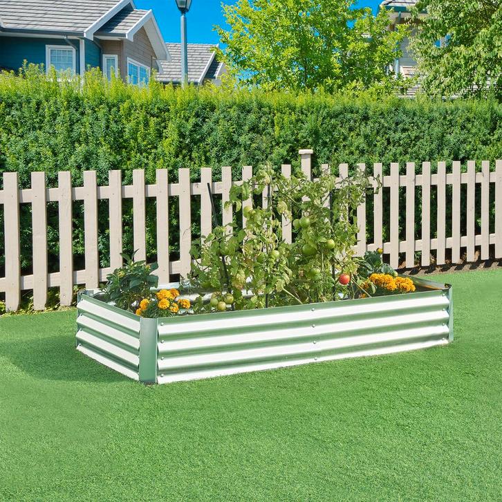 Plantenbak Celano verhoogde moestuinbak 180x90x30 cm verzink, Tuin en Terras, Bloembakken en Plantenbakken, Verzenden