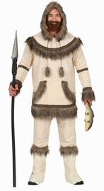 Eskimo Kostuum Heren Beige, Verzenden, Nieuw