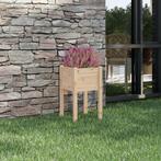vidaXL Plantenbak 40x40x70 cm massief grenenhout, Tuin en Terras, Bloembakken en Plantenbakken, Verzenden, Minder dan 60 cm, Nieuw