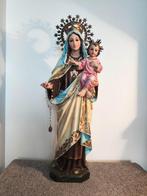 Olot - sculptuur, Virgen del Carmen - 65 cm - Houtpasta, Antiek en Kunst