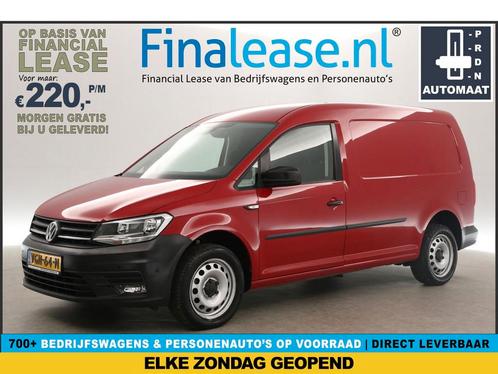 Volkswagen Caddy Maxi 2.0 TDI L2H1 AUT Airco PDC €220pm, Auto's, Bestelauto's, Lease, Automaat, Diesel, Volkswagen, Rood, Verzenden