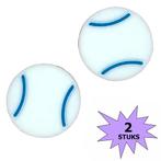 Fako Bijoux® - Tennisdemper - Tennisbal - Wit - 2 Stuks, Sport en Fitness, Tennis, Verzenden, Nieuw