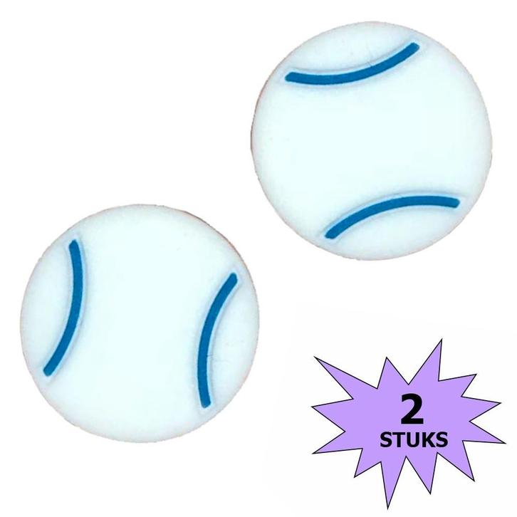 Fako Bijoux - Tennisdemper - Tennisbal - Wit - 2 Stuks, Sport en Fitness, Tennis, Verzenden