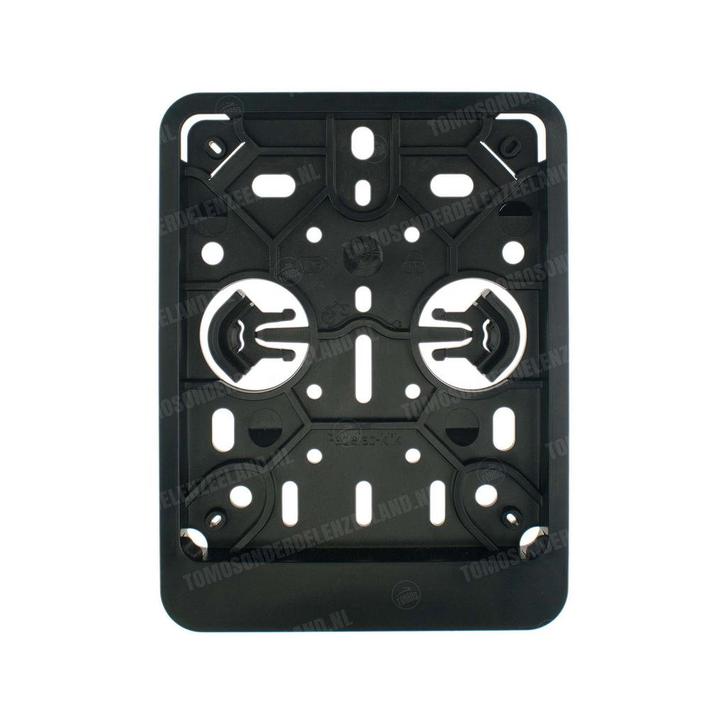 Kentekenplaathouder België zwart 10x12cm, Fietsen en Brommers, Brommeronderdelen | Algemeen, Nieuw, Ophalen of Verzenden