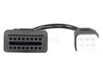 OBDSTAR Kawasaki 6 Pins OBD - 16 Pins OBD2 Verloopkabel Moto, Verzenden, Nieuw