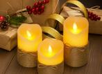 FlinQ LED Kaarsen Set - 3 Stuks, Verzenden, Nieuw
