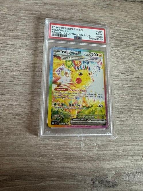 Pokémon - 1 Graded card - Pikachu #238 Foil - PSA 9 Scarlet, Hobby en Vrije tijd, Verzamelkaartspellen | Pokémon