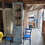 Brocante/Vintage oude kast/kasten kledingkast servieskast, Antiek en Kunst, Antiek | Meubels | Kasten, Ophalen