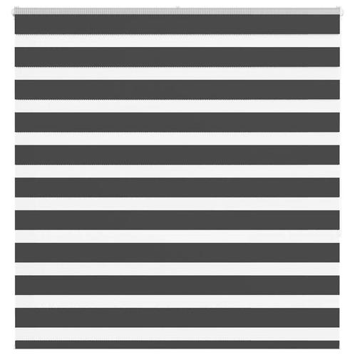 vidaXL Zebra rolgordijn 145x150 cm stofbreedte 140,9 cm, Huis en Inrichting, Stoffering | Gordijnen en Lamellen, Zwart, Nieuw
