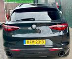 Alfa Romeo Stelvio 281pk Veloce Ti  AWD 2020 Zwart, Auto's, Automaat, Zwart, Leder, Stelvio