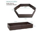 Coast 120 x 120 cm verhoogde bed zeskoekend plantendoos voor, Huis en Inrichting, Woonaccessoires | Overige, Verzenden, Nieuw
