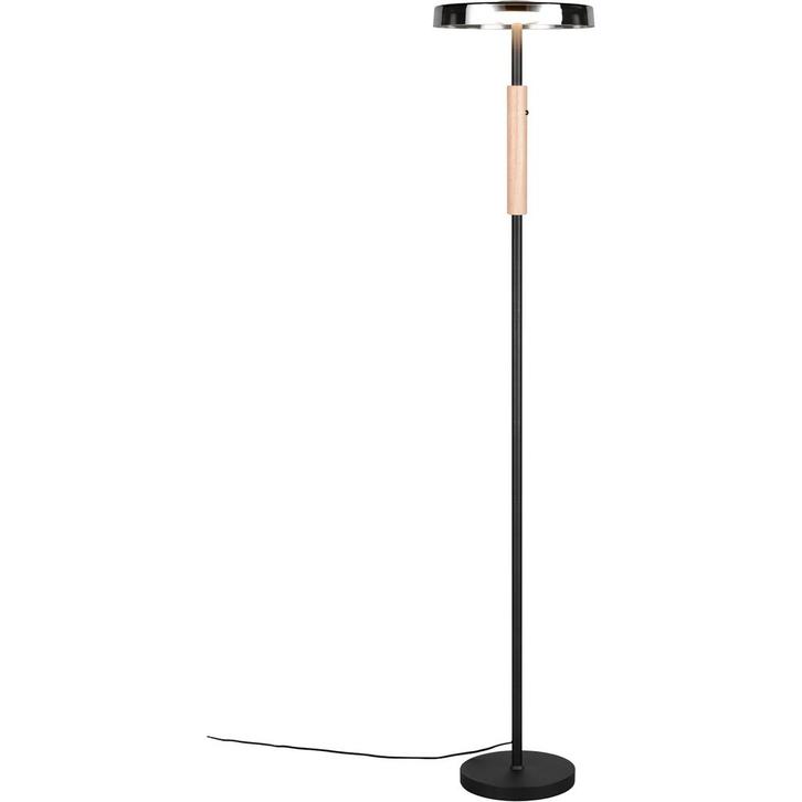 Vloerlamp - Dimbaar - 1-lichts - Chroom, Huis en Inrichting, Lampen | Vloerlampen, Nieuw, Metaal, 100 tot 150 cm, Ophalen of Verzenden
