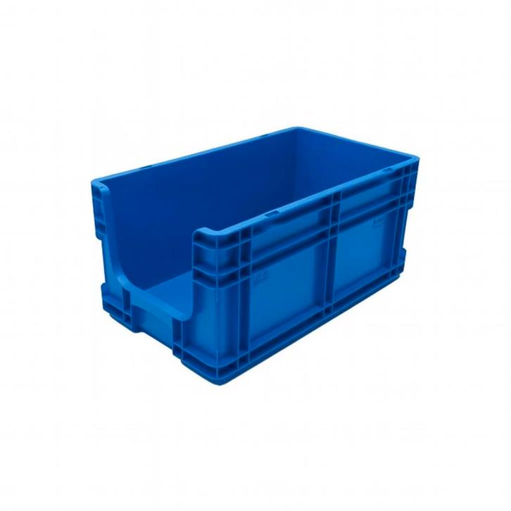 Kunststof stapelbakken - Blauw - Polypropyleen (PP) -, Zakelijke goederen, Kantoor en Winkelinrichting | Magazijn, Stelling en Opslag