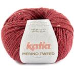 Katia Merino Tweed - 315 framboosrood - Merinogaren, Ophalen of Verzenden, Nieuw