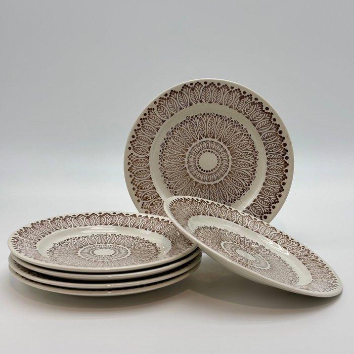 Boch La Louvière - Ontbijtbord (6) - Ronda - Aardewerk,, Antiek en Kunst, Antiek | Meubels | Tafels