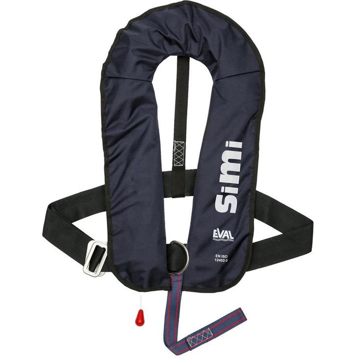 Eval Simi Opblaasbaar Reddingsvest 160N met D-Ring Blauw, Watersport en Boten, Watersportkleding, Ophalen of Verzenden