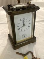 Rijtuigklok - Matthew Norman - Art Deco Messing, Glas -