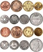 Roemenië. Lot of 8 coins, various denominations 1867/1947